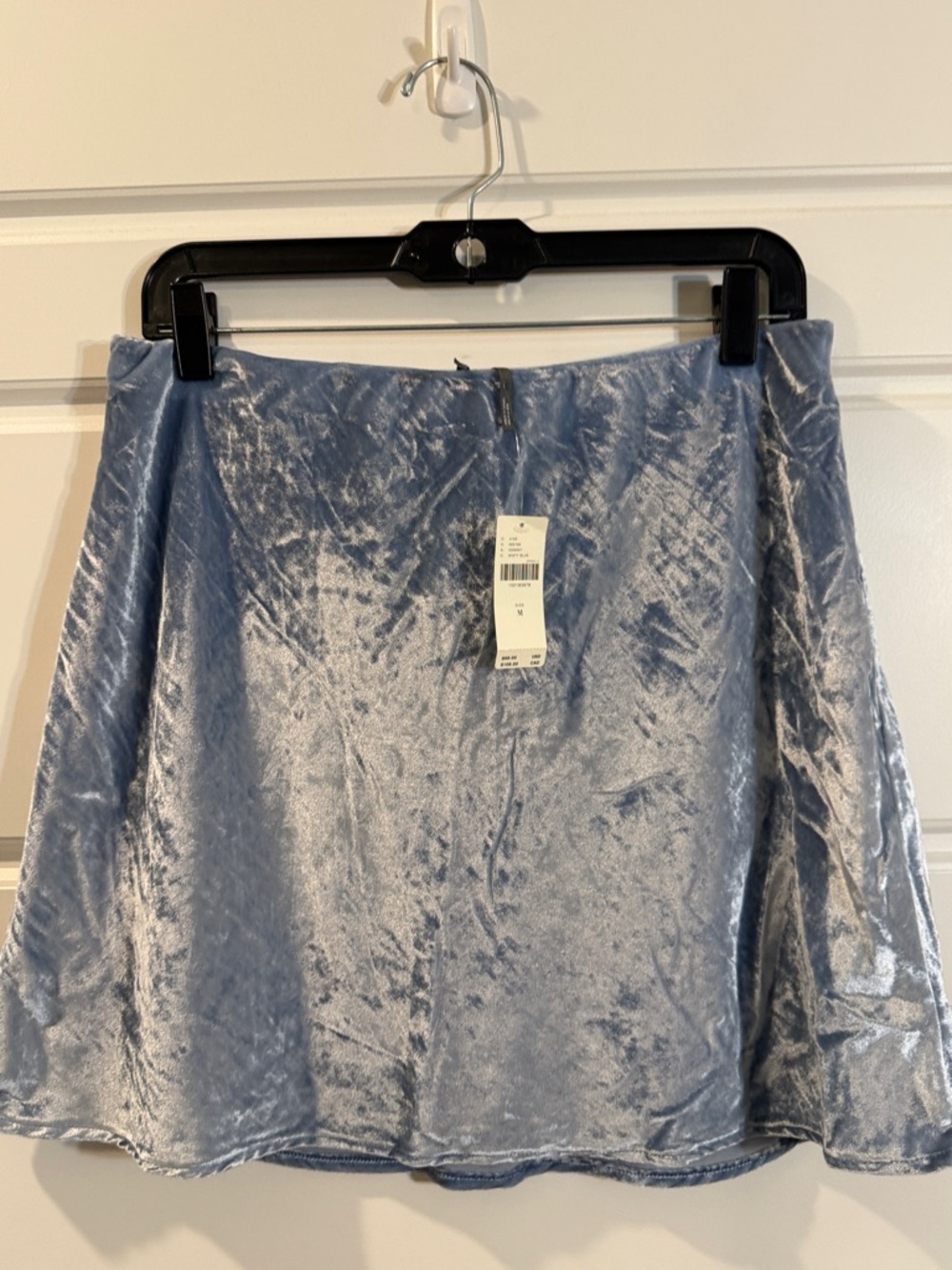 anthropologie skirt in misty blue medium NWT